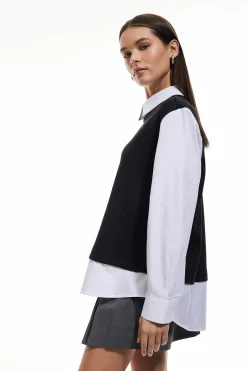 Koton Camisa de cuello cl&aacute;sico^Mujer Camisas Y Blusas