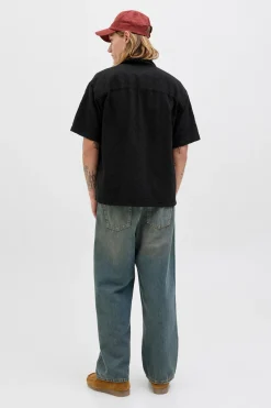 Jack & Jones Camisa de hombre de manga corta con textura^Hombre Camisas