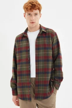 Trendyol Camisa de le&ntilde;ador^Hombre Camisas