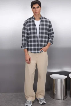 Trendyol Camisa de le&ntilde;ador^Hombre Camisas