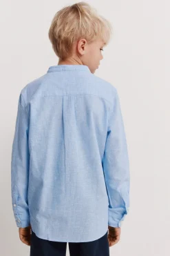 Springfield Kids Camisa de lino a rayas mao ni&ntilde;o^Niños Camisas