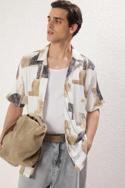 Trendyol Camisa de manga corta^Hombre Camisas