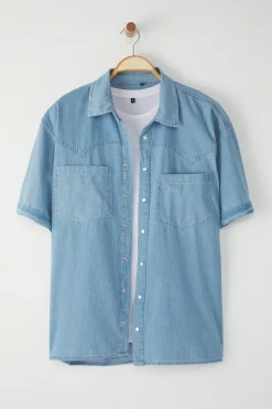 Trendyol Camisa de manga corta^Hombre Camisas