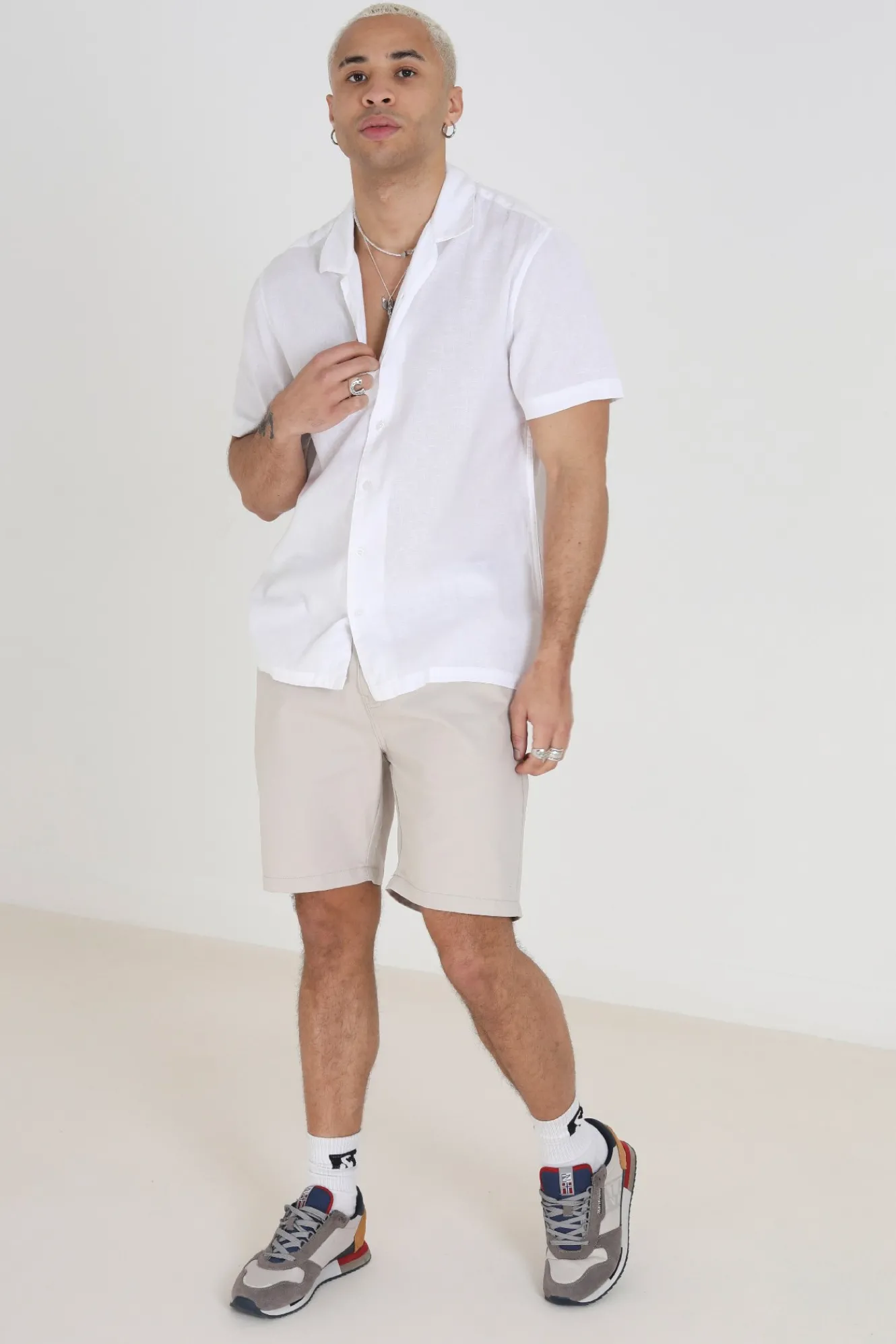 Brave Soul Camisa de manga corta con botones^Hombre Camisas