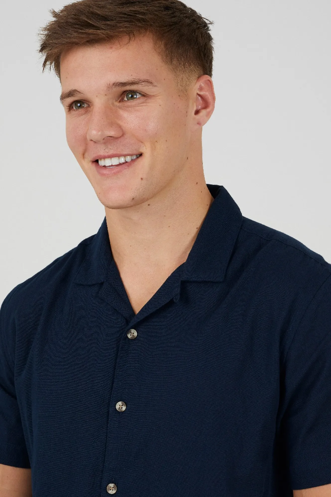 Brave Soul Camisa de manga corta con botones^Hombre Camisas