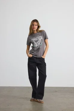 Noisy May Camisa de manga corta con estampado frontal^Mujer Camisas Y Blusas|Camisetas