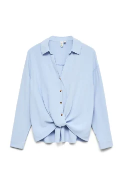 Vero Moda Camisa de manga larga detalle nudo^Mujer Camisas Y Blusas