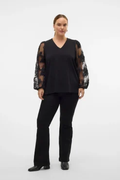 Vero Moda Curve Camisa de manga larga talla grande^Mujer Camisas Y Blusas