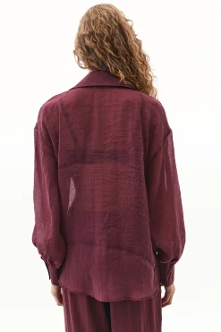 Oxxo Camisa de mangas abullonadas^Mujer Camisas Y Blusas