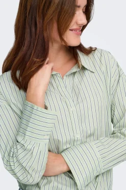 Only Camisa de rayas manga larga^Mujer Camisas Y Blusas