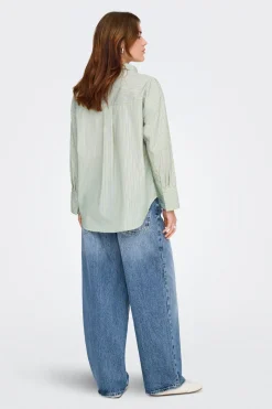 Only Camisa de rayas manga larga^Mujer Camisas Y Blusas