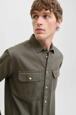 Jack & Jones Camisa de sarga regular fit^Hombre Camisas