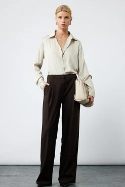 Koton Camisa de sat&eacute;n^Mujer Camisas Y Blusas