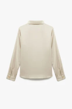 Koton Camisa de sat&eacute;n^Mujer Camisas Y Blusas