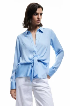 Koton Camisa de sat&eacute;n^Mujer Camisas Y Blusas