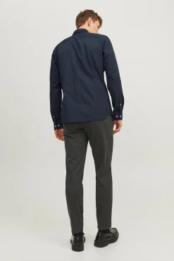 Jack & Jones Camisa de vestir popel&iacute;n^Hombre Camisas