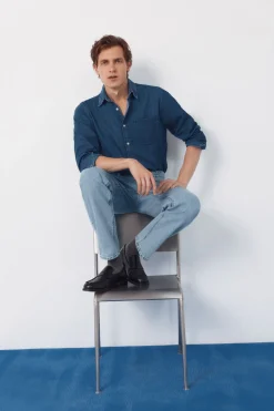 Cortefiel Camisa denim^Hombre Camisas