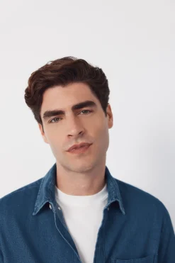 Cortefiel Camisa denim^Hombre Camisas