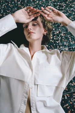 Oxxo Camisa detalle bolsillo^Mujer Camisas Y Blusas