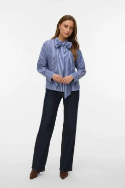 Vero Moda Camisa detalle lazada en el cuello^Mujer Camisas Y Blusas