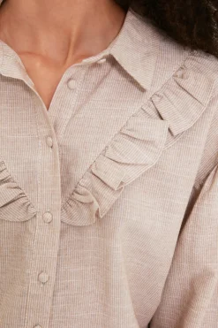 Trendyol Camisa detalle volantes^Mujer Camisas Y Blusas