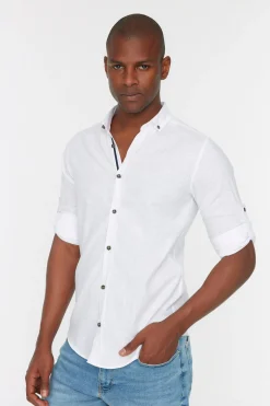 Trendyol Camisa efecto lino^Hombre Camisas|Lino