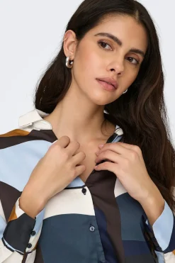 Only Camisa estampado geom&eacute;trico^Mujer Camisas Y Blusas