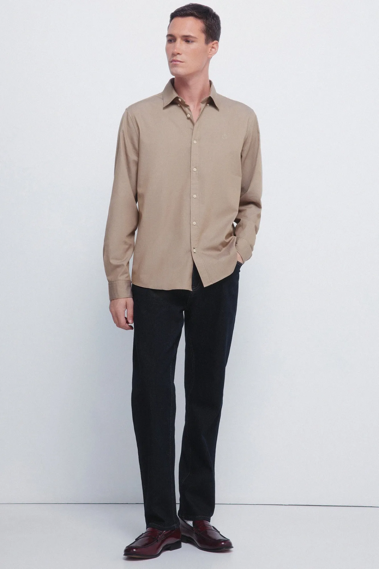 Springfield Camisa estructura bicolor^Hombre Camisas