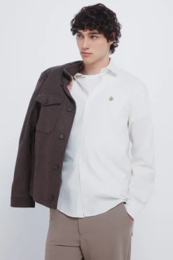 Springfield Camisa franela coderas^Hombre Camisas