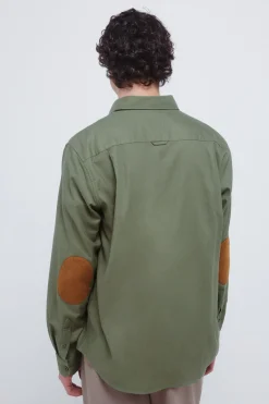 Springfield Camisa franela coderas^Hombre Camisas