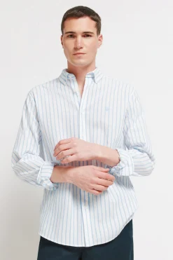 Springfield Camisa lino rayas^Hombre Camisas|Lino