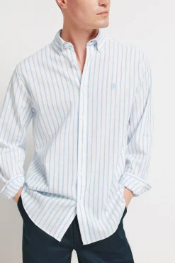 Springfield Camisa lino rayas^Hombre Camisas|Lino