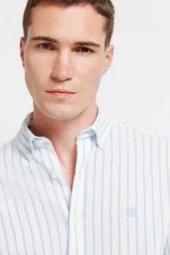 Springfield Camisa lino rayas^Hombre Camisas|Lino