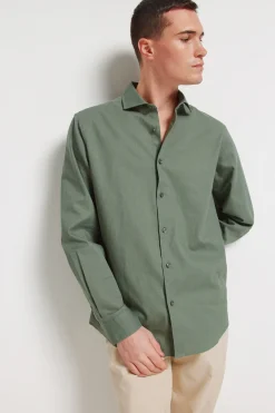 Springfield Camisa lino vestida^Hombre Camisas|Lino