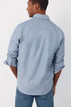 Cortefiel Camisa lisa oxford slub^Hombre Camisas