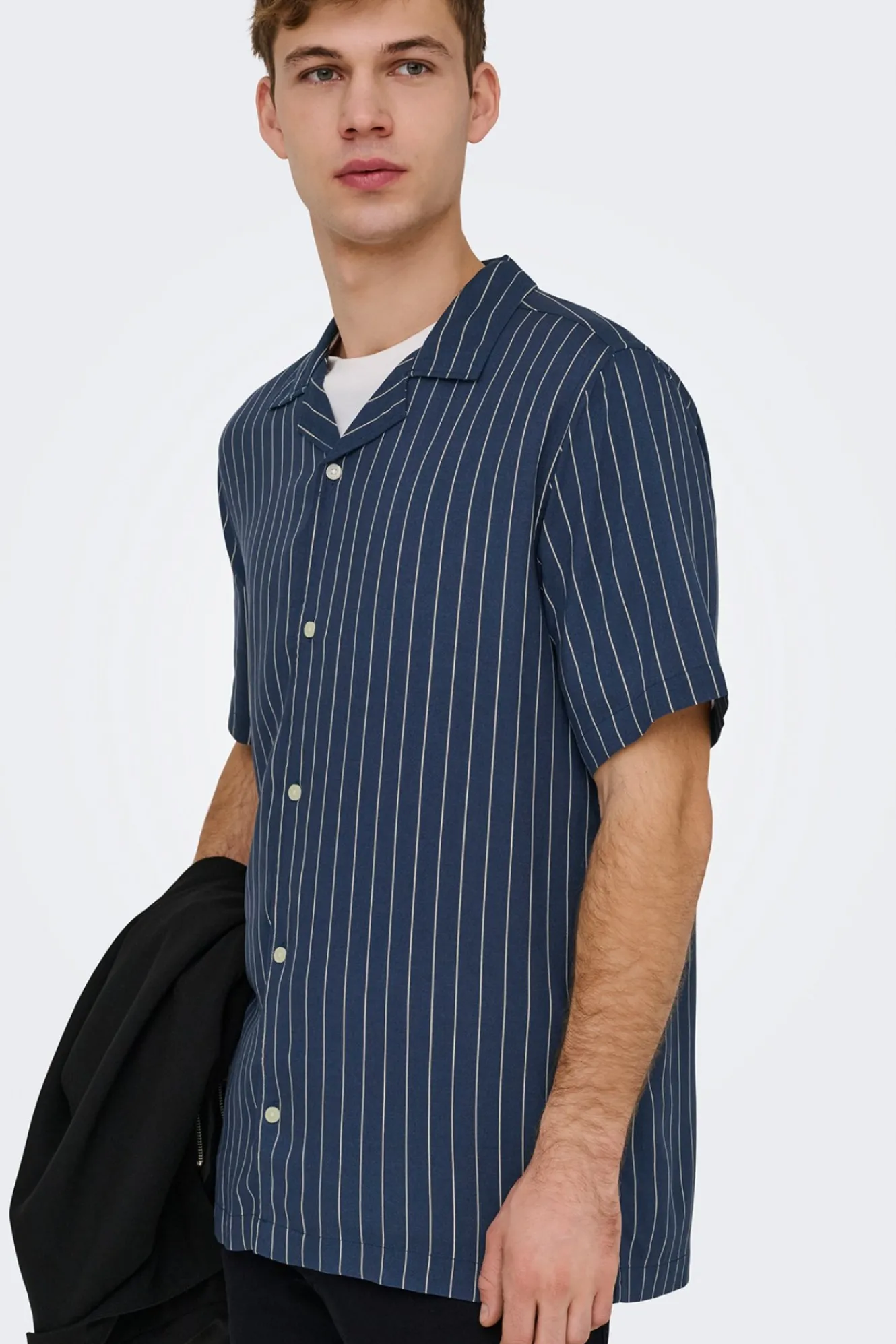 Only & Sons Camisa manga corta a rayas^Hombre Camisas