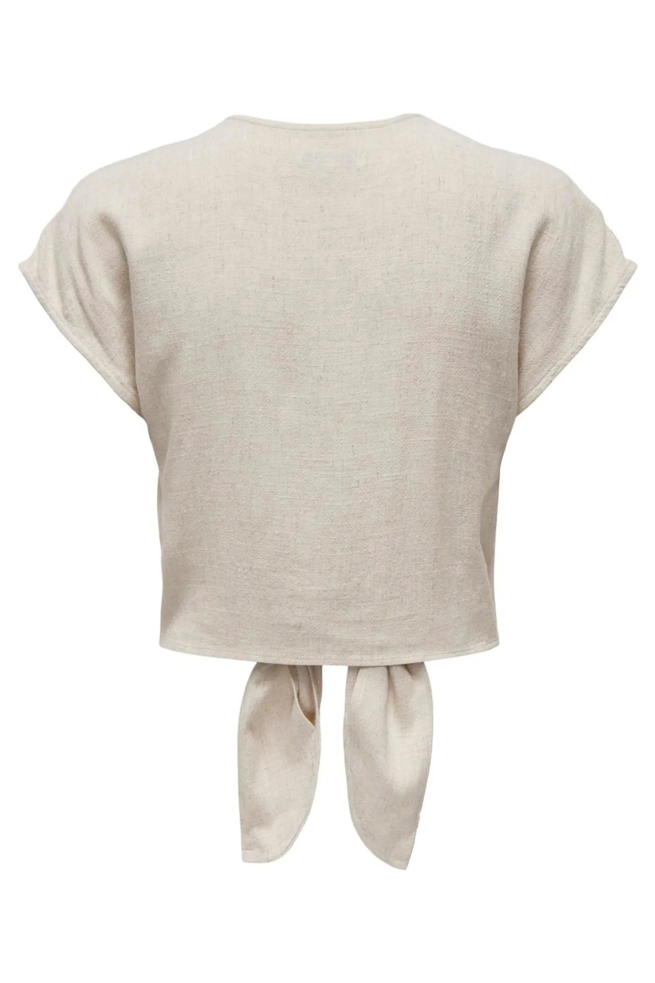 Only Camisa manga corta de lino^Mujer Camisas Y Blusas|Lino