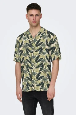 Only & Sons Camisa manga corta estampada^Hombre Camisas