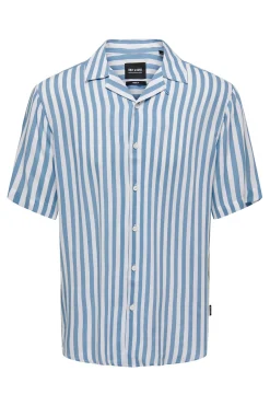 Only & Sons Camisa manga corta rayas^Hombre Camisas