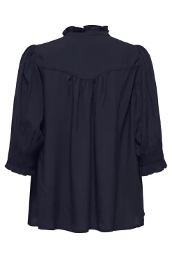 Only Carmakoma Camisa manga el&aacute;stica talla grande^Mujer Camisas Y Blusas