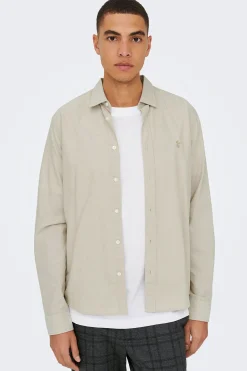 Only & Sons Camisa manga larga^Hombre Camisas