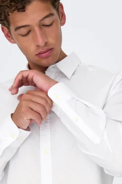Only & Sons Camisa manga larga^Hombre Camisas