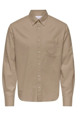 Only & Sons Camisa manga larga^Hombre Camisas