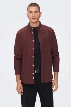 Only & Sons Camisa manga larga^Hombre Camisas