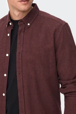 Only & Sons Camisa manga larga^Hombre Camisas