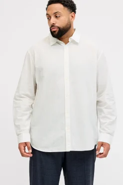 Jack & Jones PLUS Camisa manga larga con lino^Hombre Camisas|Lino