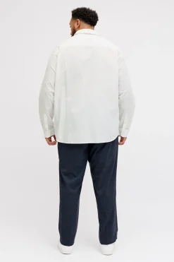 Jack & Jones PLUS Camisa manga larga con lino^Hombre Camisas|Lino