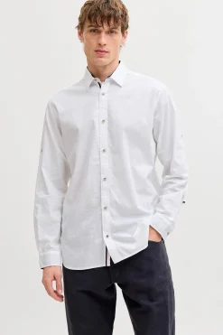 Jack & Jones Camisa manga larga de algod&oacute;n^Hombre Camisas