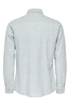 Only & Sons Camisa manga larga lino^Hombre Camisas|Lino
