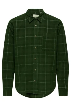 Only & Sons Camisa manga larga pana^Hombre Camisas